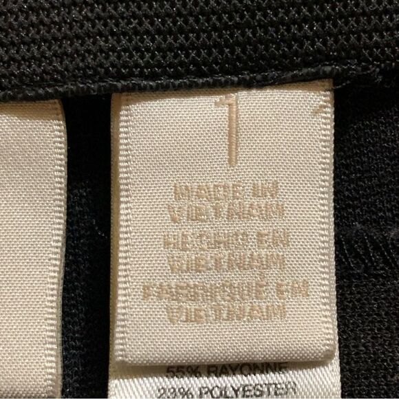 CHICO’S The Lindy Stretch Trousers  1 Medium Dark Gray Side Zipper. - Picture 10 of 16